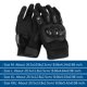thumbnail image 2 of unbranded 1Par Guantes De Ciclismo Negros Full Finger Windproof Para Motocicleta Con Ergonómico Y Antideslizante, 2 of 6