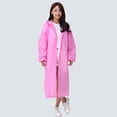 thumbnail image 2 of Mchoice Women's Outdoor Travel Fashion Adult Raincoat Thick Transparent EVC Raincoat, 2 of 4