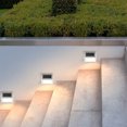 thumbnail image 4 of 2LED Luces de escalera con energía solar Lámpara de pared Luz de paso solar Iluminación al Abanopi Lámpara de exterior, 4 of 7