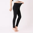 thumbnail image 5 of AWZXDE Women's High Waist Stretchy Yoga Leggings Solid Color Comfortable for Casual Wear and Exercise with High Elasticity Everyday Use Black,XL, 5 of 5