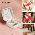 thumbnail image 5 of Mother's Day SnailPortable Jewelry Box with Customizable Grid, Metal Zipper, and Stylish Design, 5 of 6