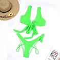 thumbnail image 3 of asdoklhq Plus Size Swimsuits for Women,Summer Swimsuit Female Two-piece Bikini Concise Swimsuit, 3 of 7