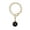 W, variant on Letter Charm Cup Accessories Unique Name ID Handle Initial Identification Charms Thoughtful Idea For Valentine Birthday Anniversary Black Tumbler