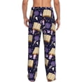 thumbnail image 6 of Cauagu Lavender Flowers Mens Pajama Pants Sleep & Lounge Pants,PJ Bottoms with Pockets-Medium, 6 of 7