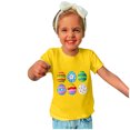 thumbnail image 6 of MeetoTime Kids Easter Printed Short Sleeve Tops Crewneck Casual Loose Summer T-shirt for Boys Girls, 6 of 6