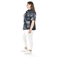 thumbnail image 2 of Blusa estampado unico Roman Fashion /Tallas Extras, 5108 (Negro /Jaguar) negro 40, 2 of 7