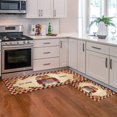 thumbnail image 3 of Fall Kitchen Mat Set of 2 Piece Non-Slip Autumn Pumpkin Truck Red Buffalo Plaid Kitchen Rug Washable Fall Decor Decorations, 3 of 5