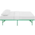 thumbnail image 4 of Modway Horizon Remplace le Sommier - Cadre de Lit en Métal Pliable, Double, Vert, 4 of 5