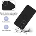 thumbnail image 5 of Compatible with Xiaomi Poco F4 Case Silicone Shockproof TPU Phone Cases for Xiaomi Poco F4 Anti-Scratch Protective Case with Ring (Black), 5 of 7