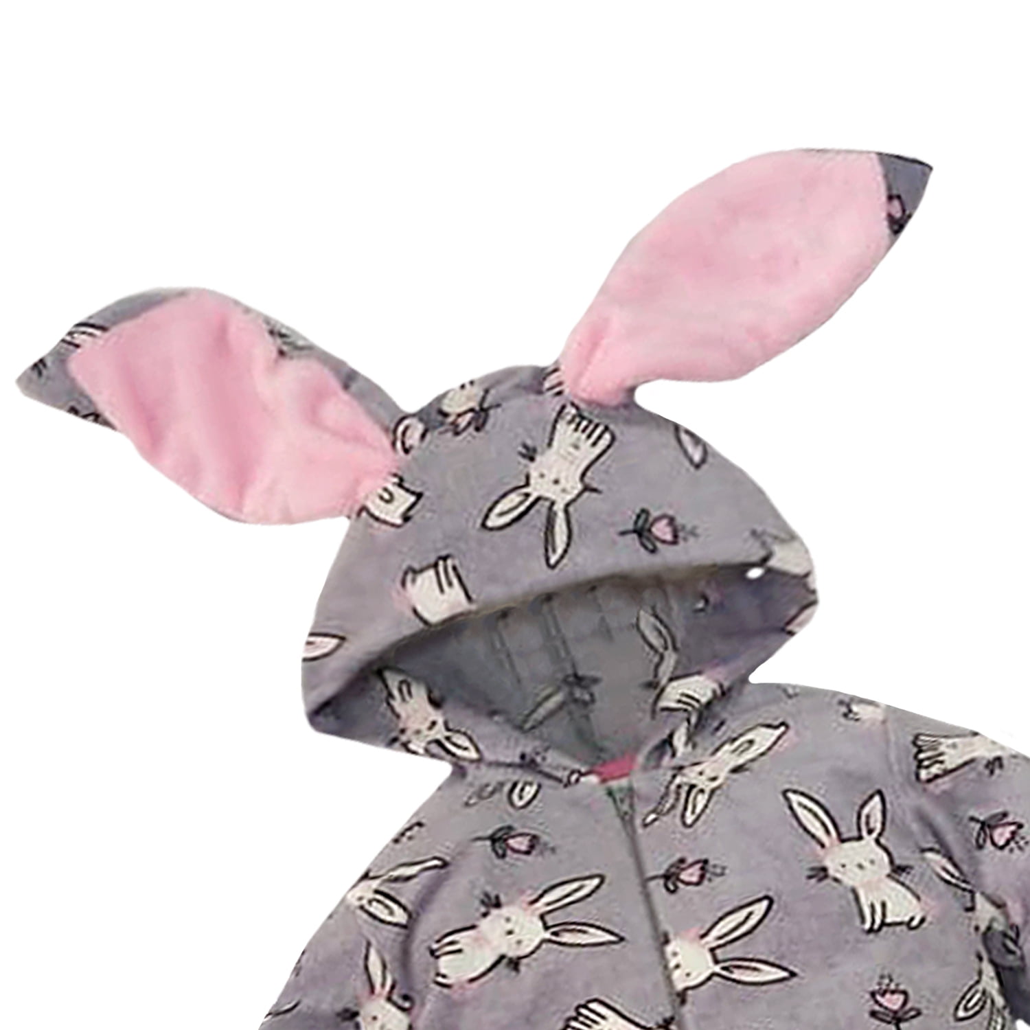 Mameluco con Gorro Bordado para NiÃ±a Conejita Talla aÃ±os Kiss