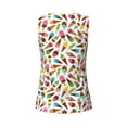 thumbnail image 5 of Fotbe Ice Cream Popsicles Womens Loose Fit Casual Flowy Slim-Fit Tank Tops Athletic Round Neck Trendy Sleeveless Summer Tops for Gym and Yoga-XX-Large, 5 of 9