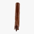 thumbnail image 4 of Vince Camuto Nally Extra Wide Calf Women's Boots Golden Walnut Size 10 W, 4 of 8