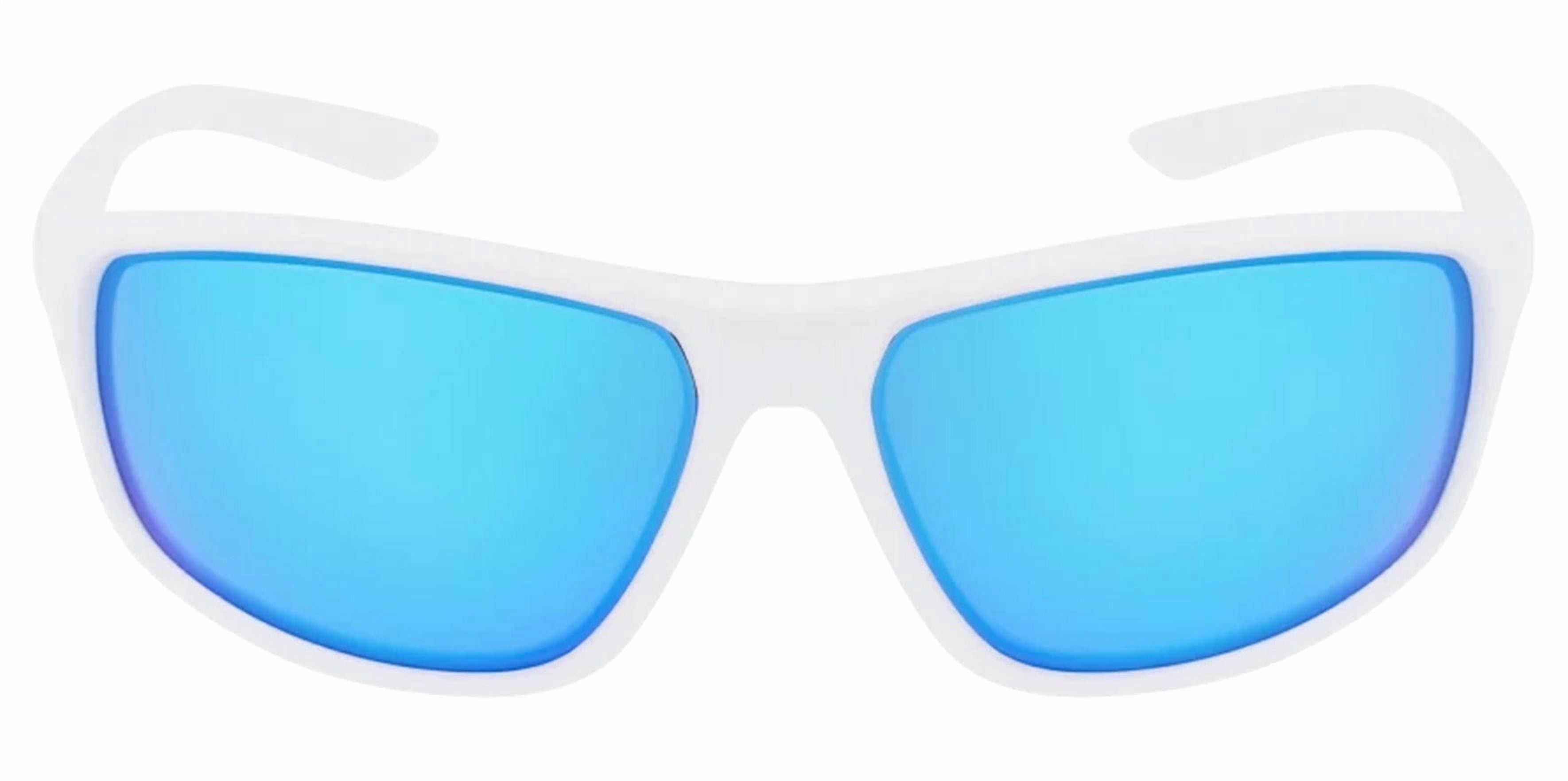 Nike Blue Mirror Wrap Men's Sunglasses NIKE ADRENALINE M EV1113 100 66