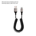 thumbnail image 3 of Cable de carga rápida USB C perfke cable de carga en espiral tipo C para automoción y dispositivos telefónicos, 3 of 9