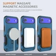 thumbnail image 2 of for iPhone Air Case, Built-in Kickstand, Compatible with Magsafe, Luxury Military-Grade Armor Shockproof Drop Protective Rugged Cover Hybrid Cell Phone Case for iPhone Air - Darkblue, 2 of 7