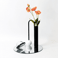 thumbnail image 3 of Jarrón de hierro para sala de estar, dormitorio, decoración artesanal, decoración artesanal, arreglo floral, decoración del hogar, negro L, 3 of 5