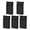 Black, variant on 25 Pack 17 oz Small Meal Prep Containers with 3 Compartments Snack Containers with Lid Disposable Plastic Bento Box Travel Lunch Food Boxes Stackable for Office Picnic, Clear