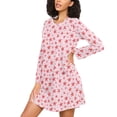 thumbnail image 3 of joogoo Starfish Women's Long Sleeve Nightgown Sleepwear S, 3 of 8