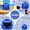 thumbnail image 4 of Smart Electric Jump Rope Machine  Intelligent Rope Skipping Machine Automatic  Indoor/Outdoor Jump Rope Skipping Machine Adjustable Workout Rope with Remote Control  10 Speeds & Counter, 4 of 7