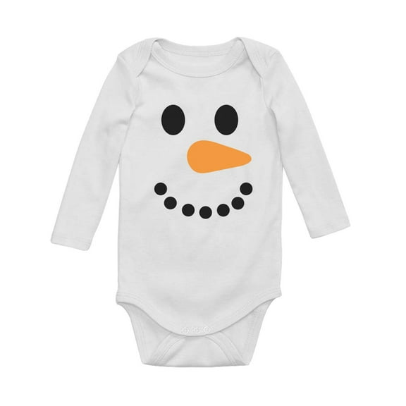 Tstars Boys Unisex Christmas Shirts Gift Snowman Outfit for Baby Birthday Christmas Holiday Kids Family Holiday Shirts Xmas Party Christmas Gifts for Baby Boy Birthday Party Baby Long Sleeve Bodysuit