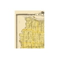thumbnail image 4 of Historic County Map - Scott County Iowa - Shober 1875 - Vintage Wall Art, 4 of 4