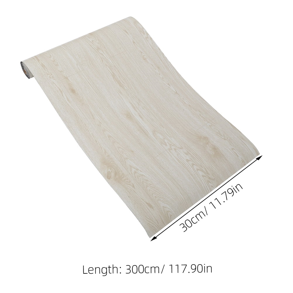 FOMIYES Peel & Stick Vinyl Flooring Roll with Reinforced Wear Layer for Easy Home Floor Installation