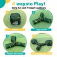 thumbnail image 2 of Parque para gatos LUCKITTY Outdoor Rainbow con 2 túneles tipo cubo, 2 of 6