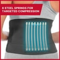 thumbnail image 4 of Soporte para espalda MUELLER Sports Medicine ajustable negro S/M, 4 of 9