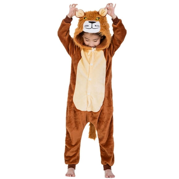 FhsagQ Pajamas Girls Christmas Pajamas 3-4T Christmas Children Cartoon Animals Conjoined Pajamas Girls XmasPajamas 5T Christmas Little Girlsleepwear Christmas Orange 120