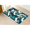 thumbnail image 6 of Japanese Cranes Rugs, Trendy Rug, Crane Rug, Animal Rug, Bridesmaid Gift, Easy To Clean Rug, Hallway Rug, Luxury Rug, 3D Printed Rug, 5.9'x9.2' - 180x280 cm, 6 of 8