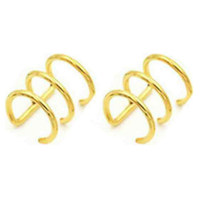 Guardurnaity Pendientes con clip Punk Rock, manguito de cartílago no perforador, joyería con Clip para oreja Ropa, zapatos y accesorios Miscelánea