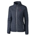 thumbnail image 2 of Women's Cutter & Buck Heather Navy Jacksonville Jumbo Shrimp Rainier Primaloft Eco Full-Zip Jacket, 2 of 3