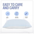 thumbnail image 4 of Sleep&Snuggle Cooling Pillow Cooling Gel Memory Foam Pillow for Side Sleepers, Bed Pillow Hypoallergenic Breathable Queen Pillows, Washable Bed Pillow Cover - Pack of 2, 4 of 6