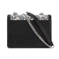 thumbnail image 6 of Wrangler Purses for Women Floral Tooled Crossbody Bag Flap Purse with Chain Strap, Black, 6 of 7