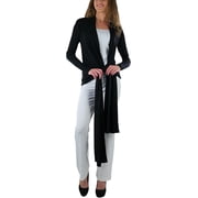 ToBeInStyle Women's Multi-Purpose Wrap Shawl Cardigan - Black - Medium