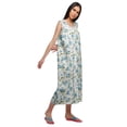 thumbnail image 2 of Moomaya Chemise de Nuit d'Allaitement à Col Rond Imprimé pour Femmes en Coton, 2 of 5