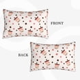 thumbnail image 2 of Rateoe Milk Tea Pattern Pillow Covers with Invisible Zipper(Pillows are not Included) Standard Pillowcases-14"x20", 2 of 6
