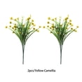 thumbnail image 2 of Inteprter 2 uds flores artificiales plantas falsas ramo de flores de imitación arreglo al aire libre decoración de boda accesorios de fotografía Decoración Amarillo Inteprter HA084186-01, 2 of 6