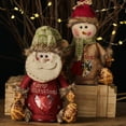 thumbnail image 1 of Christmas Gift Bags Christmas Linen Gift Bag Set Holiday Gift Bags, 1 of 8