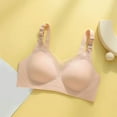 thumbnail image 3 of DuoJiaJ Comfortable Seamless Full Coverage Bra For Women Wireless Bras With Soft Support Regular And Plus Size T-Shirt Bras Beige, 3 of 3
