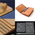 thumbnail image 3 of yingyy 5 Pcs Portefeuille Acrylique Transparent Modèle Outil de Bricolage en Cuir, 3 of 6