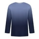 thumbnail image 5 of Camisas de Lino para Hombres Impresión Cuello Redondo Casual 3/4 Manga Blusa, Mezcla de Lino de Algodón para Primavera Verano Ocio Y Tops Diarios, 5 of 9