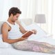 thumbnail image 5 of Balery Glitter Light Pearl Pantalones de pijama para hombre, pijama ultraligero, pantalón de descanso-Large, 5 of 6