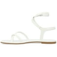 thumbnail image 3 of Journee Womens Charra Buckle Flat Sandals, 3 of 10