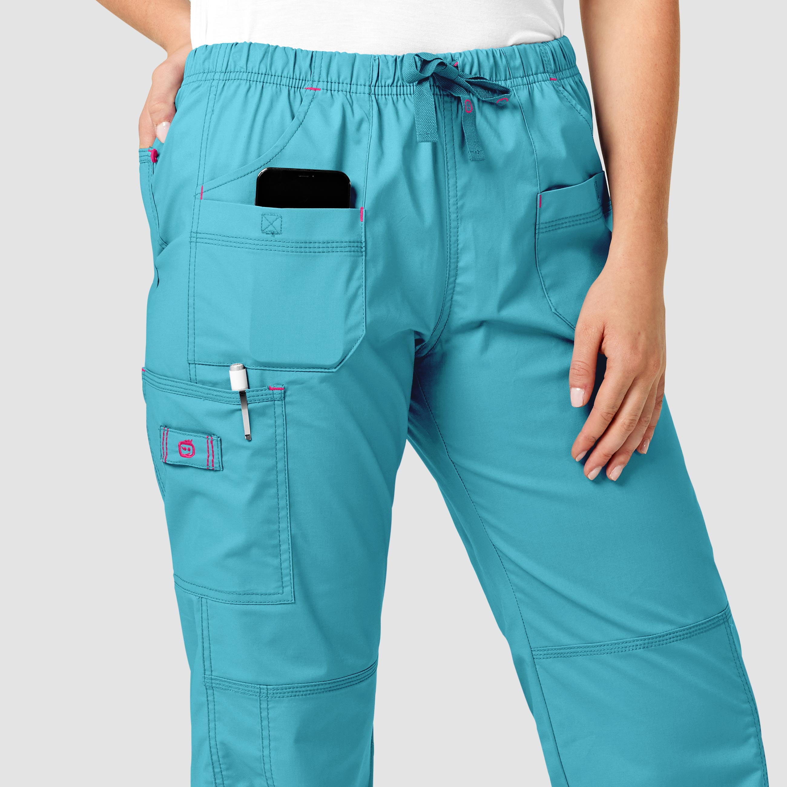 WonderWink WonderFLEX 5108-Faith Multi-Pocket Cargo Scrub Pant