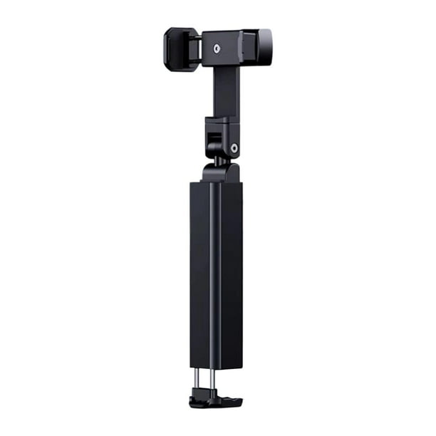 Soporte de viaje portátil de viaje de viaje de viaje, fácil de usar, ajustable y compacto esencial de viaje Monte del teléfono para el escritorio , Negro