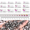 thumbnail image 3 of Flat Back Nail Crystals, Glass Crystal Rhinestones for Craft Nails Dance Costumes, 3 of 5