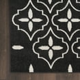thumbnail image 5 of Nourison Essentials Indoor/Outdoor Black Ivory 2'2" x 7'6" Area Rug (2x8), 5 of 9