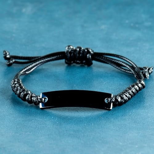 Epic Daddy Gifts, Daddy To An Incredible,, Sarcastic Birthday Black Rope Bracelet For Dad, Engraved Bracelet From Son, Fathers Day gifts, Gifts for dads, Gift ideas for fathers, Best gifts for dads,