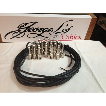 - George L 155 Pedalboard Effects Cable Kit XL .155 Black / Nickel - 20/20